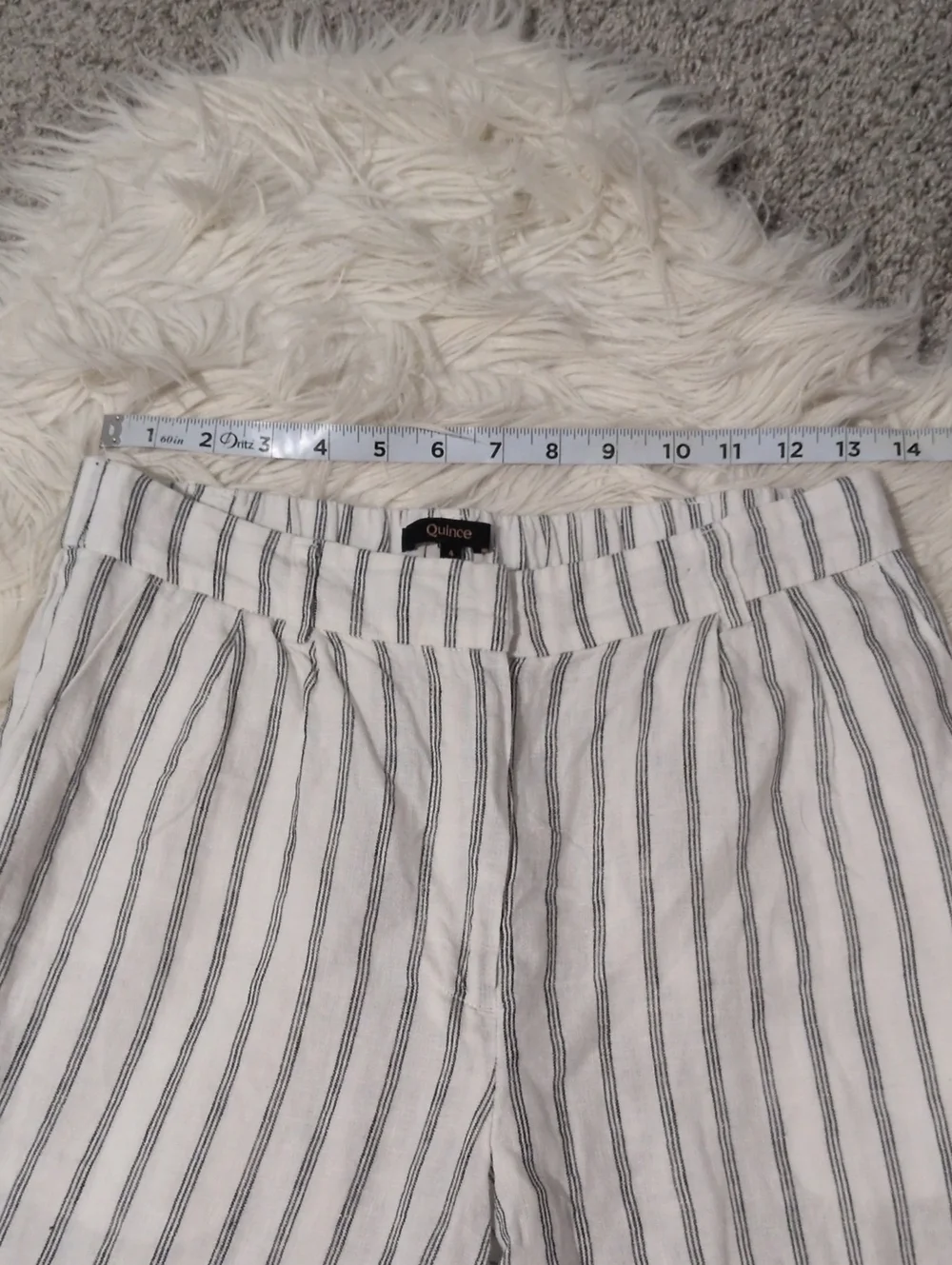 Quince European Linen Pleated Trouser